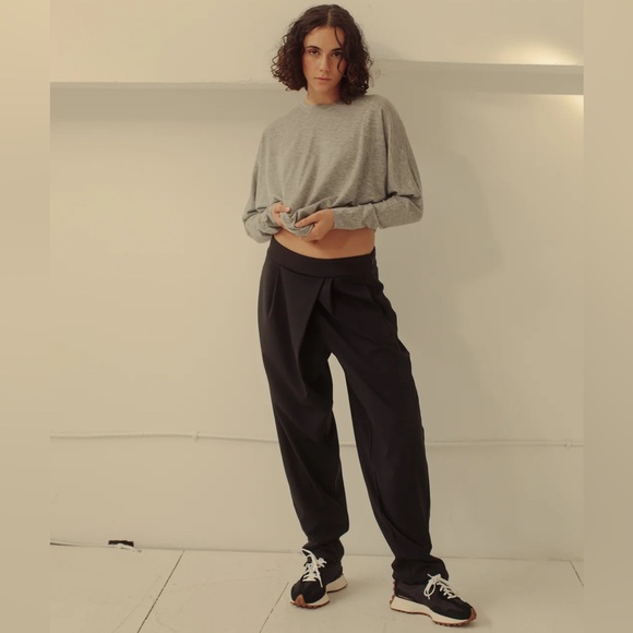 Paper Label Pants - Paper Label Galvin Asymmetrical Trouser